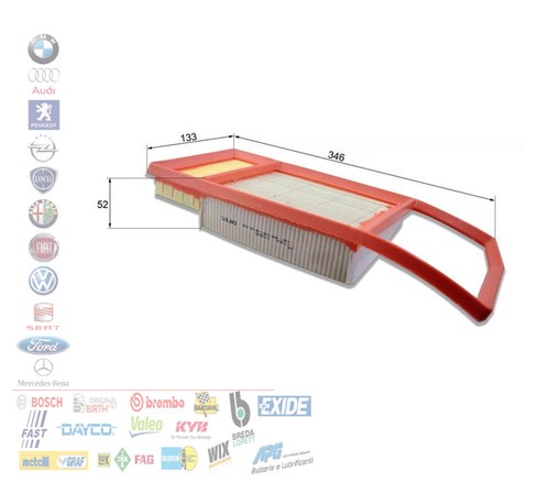 Filtro aria fiat panda 4x4 - filtro,