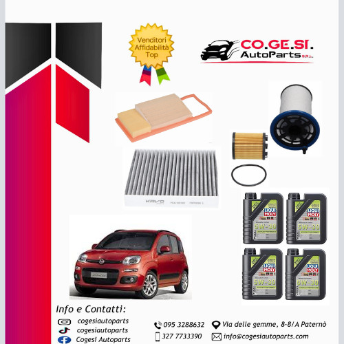 Kit tagliando fiat panda - tagliando, iii