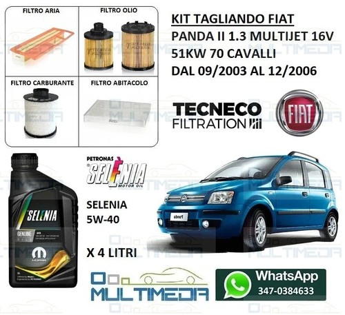 Kit tagliando filtri olio - tagliando,