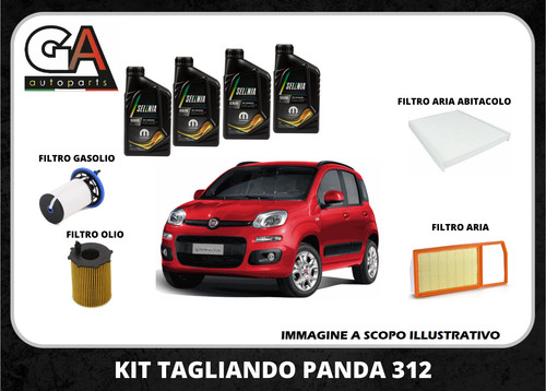 Kit tagliando fiat panda - fiat, 500