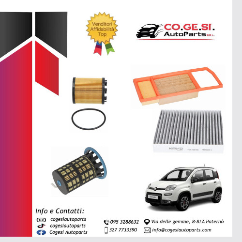 Kit tagliando fiat - panda, 312