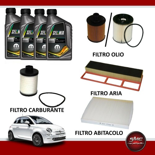 Kit tagliando fiat panda 500 - tagliando,