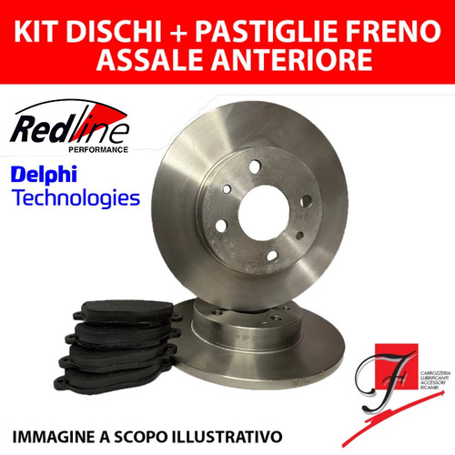 Kit dischi pastiglie freno - dischi,