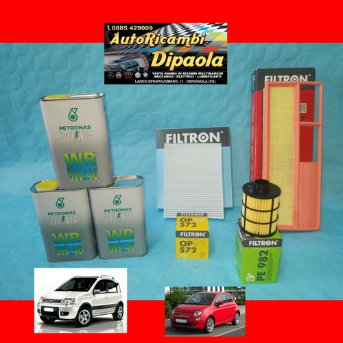 Kit tagliando fiat 500 - 500, panda