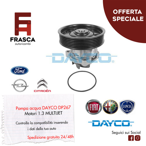Pompa acqua dayco fiat - pompa, /